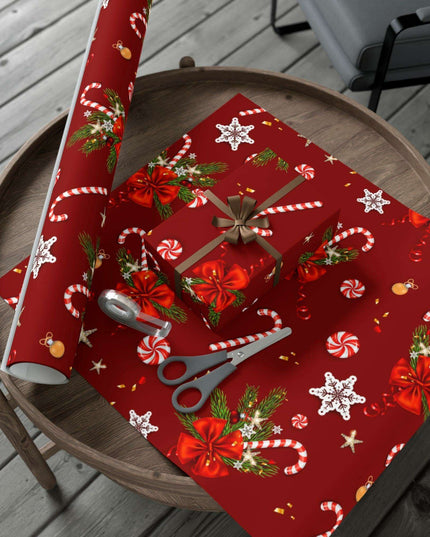 Elegant 3D Holiday Gift Wrapping Paper Set - Artfully Made in the USA