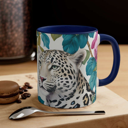 Chic Kireiina Two-Tone Ceramic Coffee Cup - Eye-Catching 11oz Mug