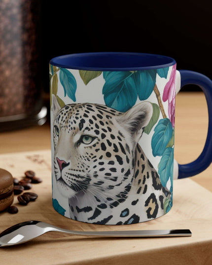 Chic Kireiina Two-Tone Ceramic Coffee Cup - Eye-Catching 11oz Mug