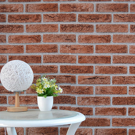 Peekaboo Studio Brick Pattern Waterproof Wallpaper - Durable & Easy to