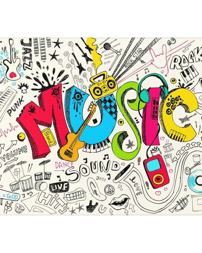 Harmonic Elegance Musical Area Rug - A Symphony for Your Space 🎶