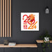 2024 Lunar Eclipse Matte Canvas Print - Sustainable Elegance for Your Walls