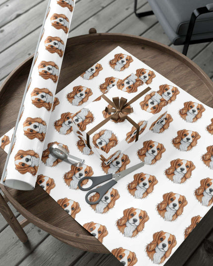 Elegant Puppy-Inspired Gift Wrap Set - Elevate Your Gifting Experience