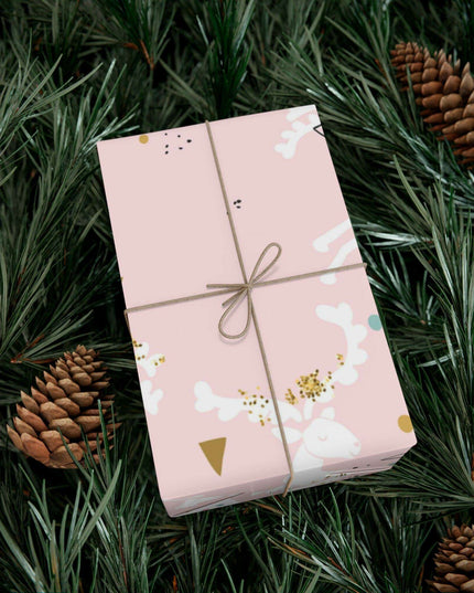 Chic Pink Artisan Gift Wrap Set - Handcrafted in the USA