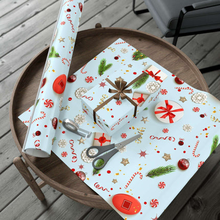 Personalized Elegant Holiday Gift Wrap - Custom Matte & Satin Options