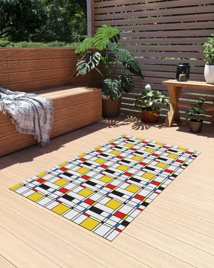 Elegant Chenille Outdoor Rug for Chic Exteriors