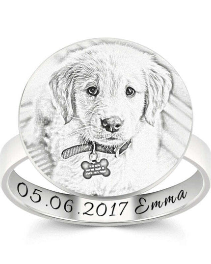 Personalized 925 Silver Pet Love Rings for All
