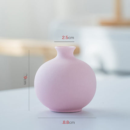 Nordic Style Small Porcelain Vase Decoration For Living Room