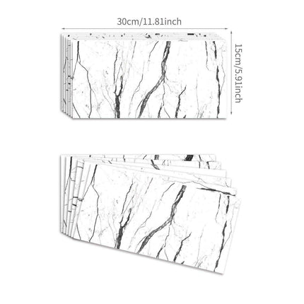 Luxurious Waterproof Brick Decals for Washbasin Enhancement