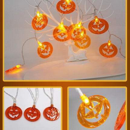 Très Elite LED Pumpkin String Lights - Waterproof & Energy Efficient