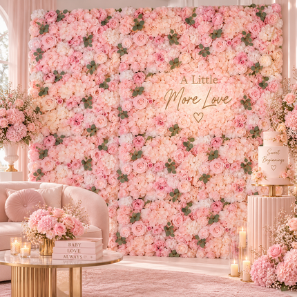 Elegant Floral Wall Art Handmade with Cotton, Silk, and Artificial Blooms - Très Elite