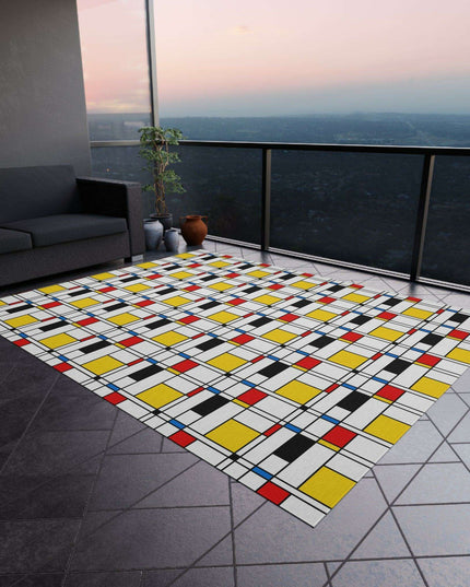 Elegant Chenille Outdoor Rug for Chic Exteriors