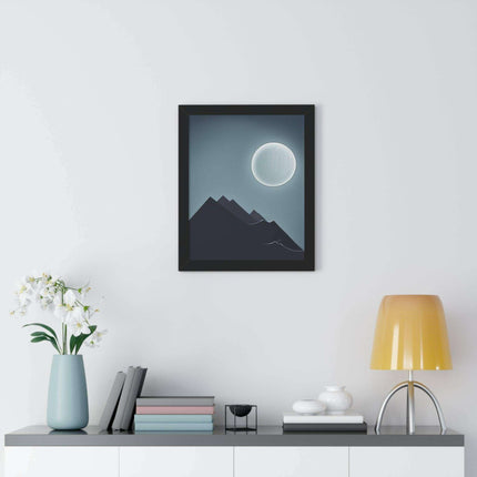 Celestial Harmony Eco-Conscious Framed Art Print