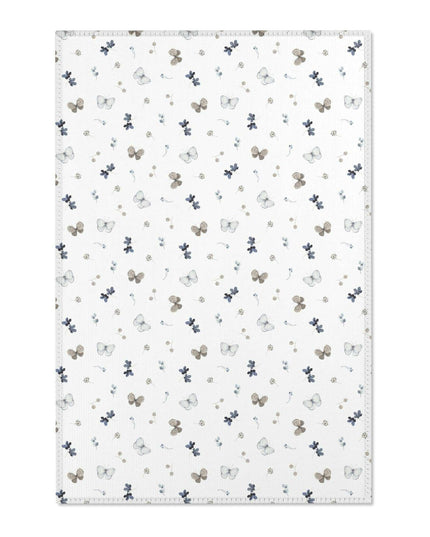 Elegant Chenille Floral Area Rugs - Timeless Style and Comfort Collection