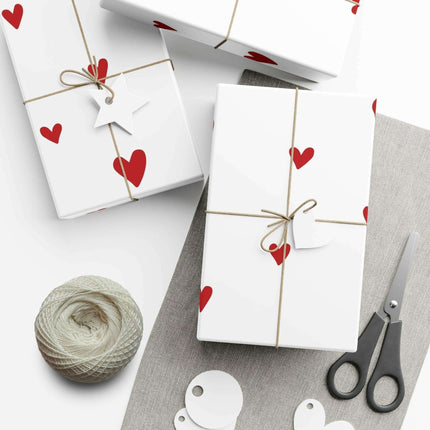 Luxurious Eco-Friendly Valentine Gift Wrapping Paper - Crafted in the USA