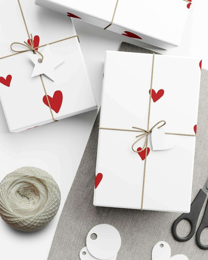 Luxurious Eco-Friendly Valentine Gift Wrapping Paper - Crafted in the USA
