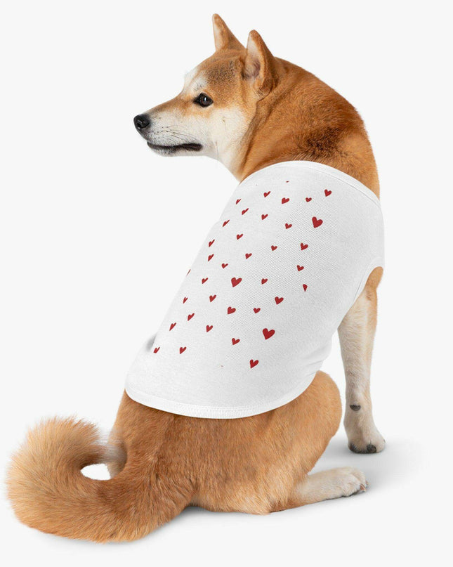 Valentine's Day Love Tank for Dogs - Stylish Pet Wear by Maison d'Elite