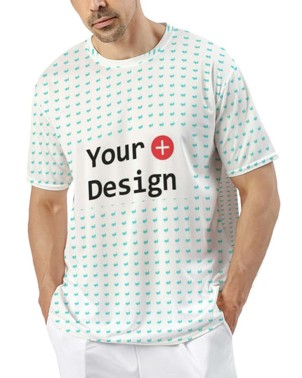 Customized Your Own Birdseye Cloth Crew Neck T-shirt