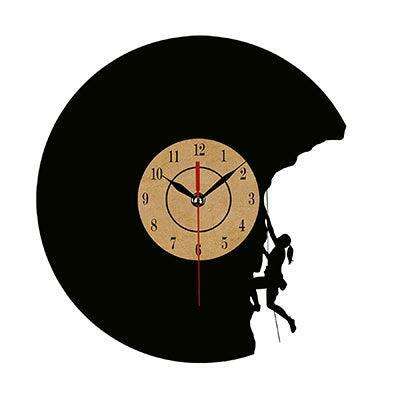 Elegant Vintage Vinyl Record Wall Clock with European Charm for Home Decor