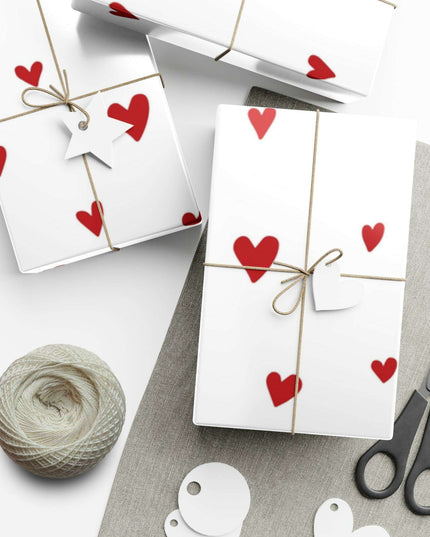Luxurious Eco-Friendly Valentine Gift Wrapping Paper - Crafted in the USA
