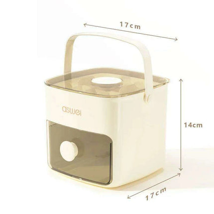 48-Cube Dual-Layer Ice Tray with Lid and Clips - Food-Grade Mold for Cocktails, Whiskey, and Desserts - Très Elite
