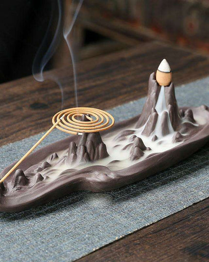Elegant Purple Sand Incense Holder: Tradition Meets Contemporary Design