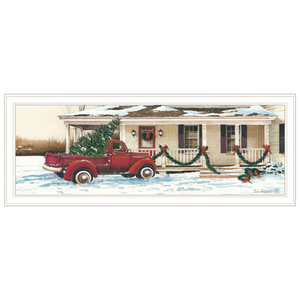 John Rossini Christmas Wall Art Print - Framed, Multicolor Design