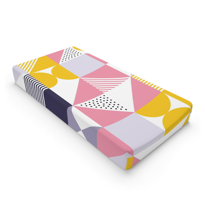 Elegant Personalized Baby Changing Pad Cover with a Scandinavian Twist