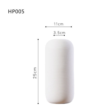 Ceramic Vase Set of Three Modern Minimalist Home Decor Vases