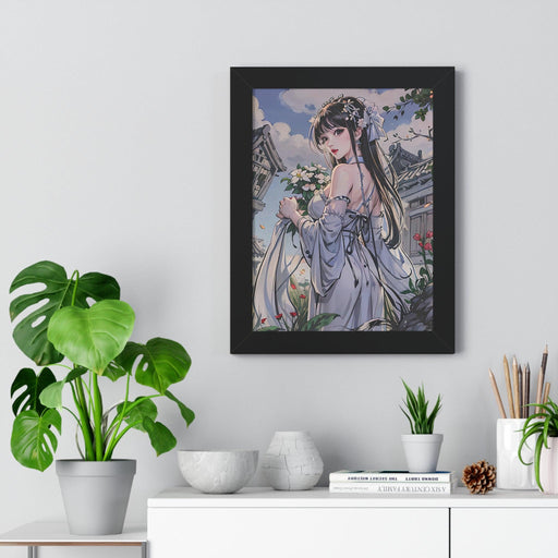 Elevate Your Space with the Sustainable Anime Girl Wall Art Piece