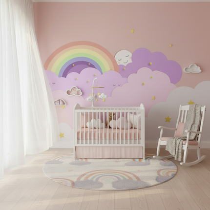Peekaboo Studio PVC Wallpaper for Living Room TV Background, Durable &