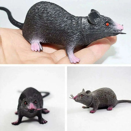 Realistic Small Rat Prank Toy for Halloween Haunts