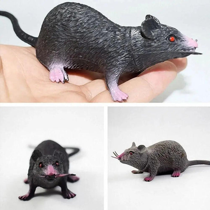 Realistic Lifelike Small Rat Prank Toy for Halloween Decorations