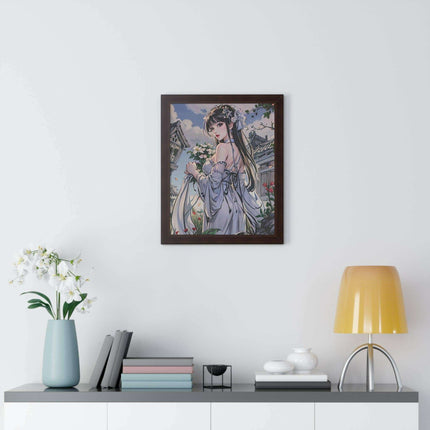 Sustainable Anime Girl Framed Wall Art: Enhance Your Space with Eco-Conscious Design