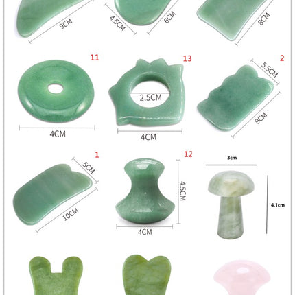 Natural Jade Gua Sha Board For Massage And Fitness Body