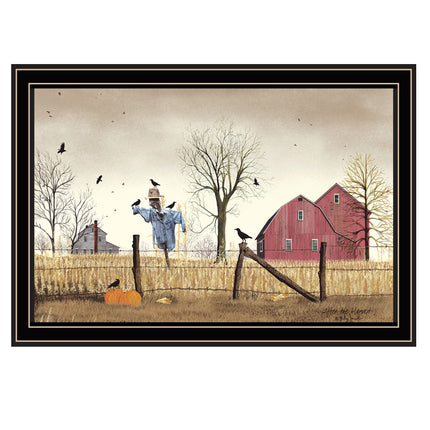 Billy Jacobs After The Harvest Black Framed Wall Art - Multicolor Prin