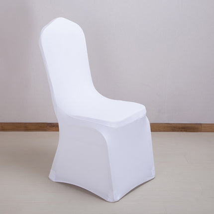Peekaboo Studio White Chair Cover - Stretchable, Machine Washable