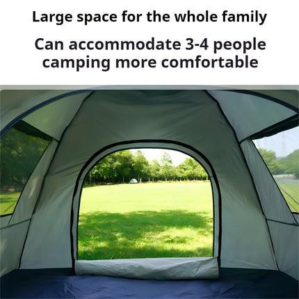 AliKopy Quick-Open 4-Person Camping Tent with UV Protection & Waterpro