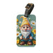 Spring Gnome Luggage Tag: Whimsical Travel Essential
