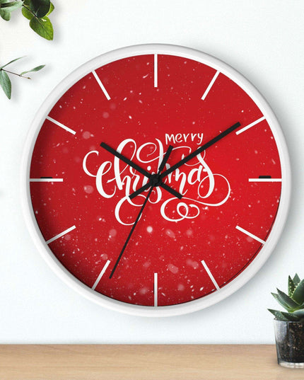 Elegant Holiday Clock with Exquisite Wooden Design by Maison d'Elite