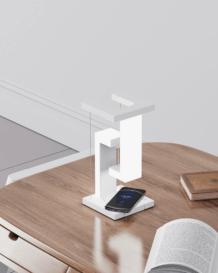 Creative Smartphone Wireless Charging Suspension Table Lamp Balance Lamp Floating For Home Bedroom