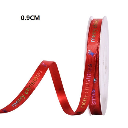 Peekaboo Studio Polyester Christmas Scene Decoration Ribbon - Durable