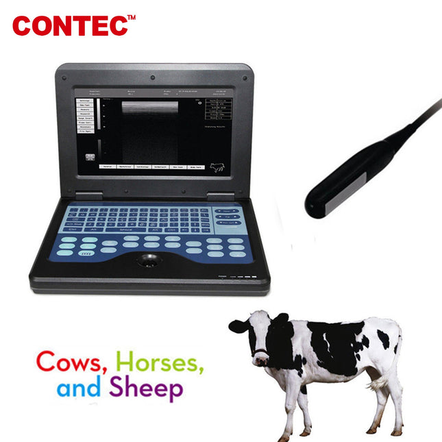 CMS600P2VET Veterinary Portable Ultrasound Scanner With Rectal Linear Probe