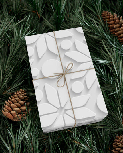 Luxurious 3D Christmas Gift Wrap Set - Maison d'Elite Premium Paper Collection