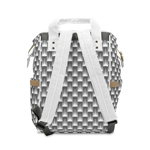 Luxury Baby Essentials Diaper Backpack with Geometric Design
