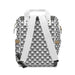 Chic Geometric Designer Diaper Backpack for Stylish Parents - Très Bébé Collection