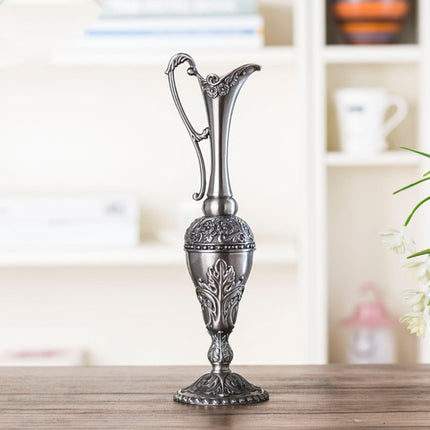 Zinc Alloy Geometric Vase Pendant Hanging Decoration Bronze Landscape Floral
