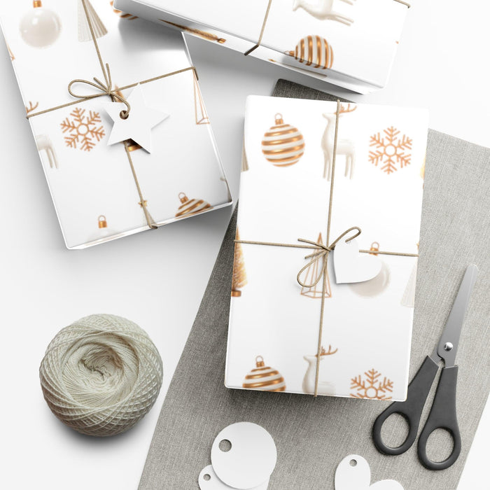 Customizable Sustainable 3D Gift Wrap Collection - Festive Finishes Edition