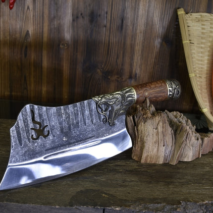 Fire Dragon Bone Cutter With 7Cr17MOV Blade And Rosewood Handle