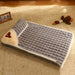 Cozy MADDEN Luxury Plaid Dog Mat for Small to Medium Dogs and Cats - Removable, Washable Fluff Bed